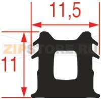 OVEN DOOR GASKET 2500 mm