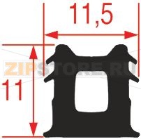 OVEN DOOR GASKET 2500 mm 