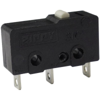 Микропереключатель 250 В/AC, 6 А, 1 x вкл/вкл, без фиксации, 1 шт Zippy SM1-N6S-00A0-Z