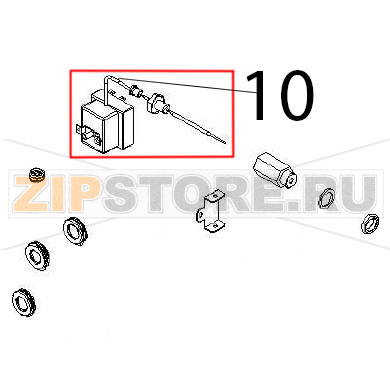 Safety thermostat Angelo Po FX61E2 Safety thermostat Angelo Po FX61E2Запчасть на деталировке под номером: 10