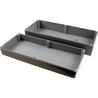 Корпус 600x250x160 мм, материал: полиэстер, серый, 1 шт Hammond 1590ZGRP264