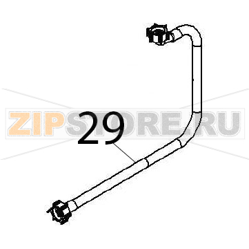 Pipe Angelo Po FX101E1 Pipe Angelo Po FX101E1Запчасть на деталировке под номером: 29