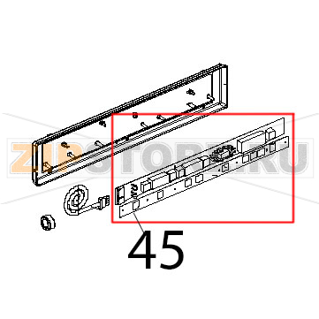 Scheda controllo touch C.T. serie 1 Unox XVC 204 Scheda controllo touch C.T. serie 1 Unox XVC 204Запчасть на деталировке под номером: 45