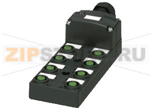Соединительный блок Splitter boxes V1-8/16A-E2 Pepperl+Fuchs Описание оборудованияSplitter box octuple, twin configuration, with cage-clamp terminals