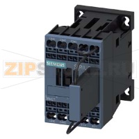 ВСПОМОГАТЕЛЬНЫЙ КОНТАКТОР FOR RAILWAY, 3NO, DC 110V, 0,7.. 1,25*US, W/VARISTOR INTEGRATED, 3-POLE, ТИПОРАЗМЕР S00, SPRING-LOADED TERMINAL Siemens 3RH2131-2LF40-0LA0