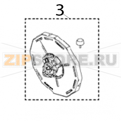 Roll guide unit TSC CPX4D Roll guide unit TSC CPX4DЗапчасть на деталировке под номером: 3