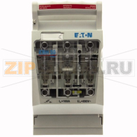 Разъединитель силовой, 160 A, AC 690 В, NH00, AC23B, 3P, IEC Eaton SIZE 00 HOR FSD, MOUNT PLATE: V CLAMPS