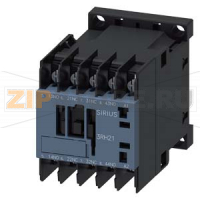 ВСПОМОГАТЕЛЬНЫЙ КОНТАКТОР, 2S+2OE, AC 24V, 50/60 ГЦ, BGR. S00, RINGKABELSCHUHANSCHL Siemens 3RH2122-4AB00
