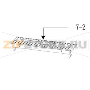 Крышка-направляющая для ярлыков TSC TTP-246M Plus Крышка-направляющая для ярлыков для принтера TSC TTP-246M PlusЗапчасть на сборочном чертеже под номером: 7-2Количество запчастей в комплекте: 1Название запчасти TSC на английском языке: Media path cover (For care label/ Option)