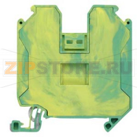 Through-type PE terminal with screw terminal Terminal width 16.0 mm Color green-yellow Cross-section: 35 mm2 Siemens 8WH1000-0CM07