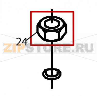 Tuerca amarre M-24x2,5 Fagor ECO-200 Tuerca amarre M-24x2,5 Fagor ECO-200Запчасть на деталировке под номером: 24Название запчасти Fagor на английском языке: Tuerca amarre M-24x2,5 ECO-200.