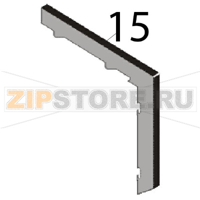 Pannello isolante ant. Angelo Po 1G1CP2G Pannello isolante ant. Angelo Po 1G1CP2GЗапчасть на деталировке под номером: 15