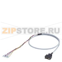 Предварительно собранный ввод / вывод кабель для SINAMICS V90 PROFINET Длины (м) = 1 м Siemens 6SL3260-4MA00-1VB0