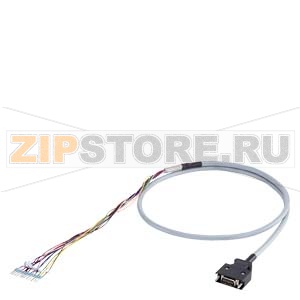 Предварительно собранный ввод / вывод кабель для SINAMICS V90 PROFINET Длины (м) = 1 м Siemens 6SL3260-4MA00-1VB0 