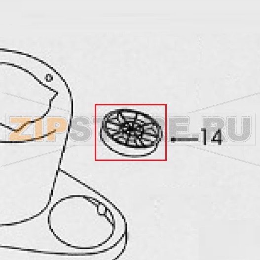 Чаша (поддон) для сбора капель Macap P206 Чаша (поддон) для сбора капель Macap P206Запчасть на сборочном чертеже под номером: 14