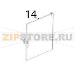 Water tank cover Hurakan HKN-IMSD15 Water tank cover Hurakan HKN-IMSD15Запчасть на деталировке под номером: 14