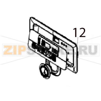 Control panel Hurakan HKN-VAC260 Control panel Hurakan HKN-VAC260Запчасть на деталировке под номером: 12