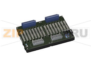 Терминальная панель Termination Board HiDTB16-TRI-AIISD-EL-PL Pepperl+Fuchs SupplyRated voltage24 V DC , in consideration of rated voltage of used isolated barriersVoltage drop0.9 V , voltage drop across the series diode on the termination board must be consideredRipple&le  10  %Fusing4 A , in each case for 16 modulesPower dissipation&le  500 mW , without modulesReverse polarity protectionyesRedundancySupplyRedundancy available. The supply for the modules is decoupled, monitored and fused.Indicators/settingsDisplay elementsLEDs PWR ON (power supply)- LED power supply I, green LED- LED power supply II, green LEDDirective conformityElectromagnetic compatibilityDirective 2014/30/EUEN 61326-1:2013 (industrial locations)ConformityElectromagnetic compatibilityNE 21:2011For further information see system description.Degree of protectionIEC 60529:2001Ambient conditionsAmbient temperature-20 ... 60 °C (-4 ... 140 °F)Storage temperature-40 ... 70 °C (-40 ... 158 °F)Mechanical specificationsDegree of protectionIP20Connectionhazardous area connection (field side): pluggable screw terminals, blue safe area connection (control side): ELCO socket, 56-pinMaterialhousing: polycarbonate, 30 % glass fiber reinforcedMassapprox. 1600 gDimensions300 x 200 x 163 mm (11.8 x 7.9 x 6.42 inch) , height including module assemblyMountingon 35 mm DIN mounting rail acc. to EN 60715:2001Data for application in connection with hazardous areasEC-Type Examination CertificateCESI 11 ATEX 062Group, category, type of protection II (1)G [Ex ia Ga] IIC  II (1)D [Ex ia Da] IIIC  I (M1) [Ex ia Ma] ISafe areaMaximum safe voltage250 V (Attention! Um is no rated voltage.)Galvanic isolationField circuit/control circuitsafe electrical isolation acc. to IEC/EN 60079-11, voltage peak value 375 VDirective conformityDirective 2014/34/EUEN 60079-0:2012+A11:2013 , EN 60079-11:2012 , EN 50303:2000International approvalsCSA approvalControl drawingsee control drawing of correspoding modulesIECEx approvalIECEx CES 11.0022Approved for[Ex ia Ga] IIC [Ex ia Da] IIIC [Ex ia Ma] I