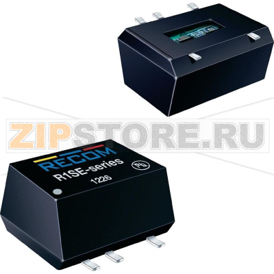 Преобразователь DC/DC, SMD-монтаж, 5 В/DC, 200 mA, 1 Вт Recom R1SE-0505-R 
