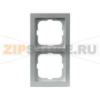 Рамка двухместная, алюминий ABB 2TKA000335G1