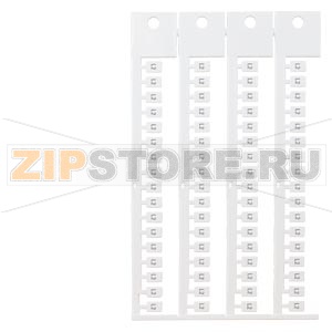 inscription label, front, with L2, vertical, terminal width: 5 mm, H: 7 mm, white Siemens 8WA8348-2AD 