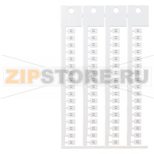 inscription label, front, with L2, vertical, terminal width: 5 mm, H: 7 mm, white Siemens 8WA8348-2AD 