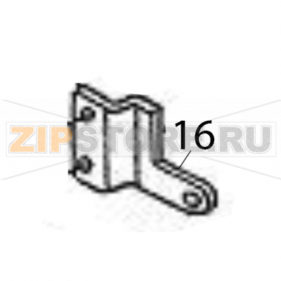 Cutter bracket Sato M84Pro Cutter bracket Sato M84ProЗапчасть на деталировке под номером: 16Название запчасти на английском языке: Cutter bracket Sato M84Pro.