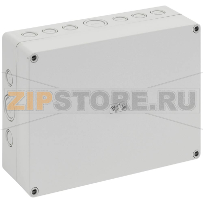 Корпус 254x180x84 мм, материал: полистирол, серый, 1 шт Spelsberg TK PS 2518-8f-m 