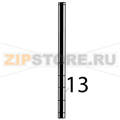 Back rail Bartscher RT-78B-8 Back rail Bartscher RT-78B-8Запчасть на деталировке под номером: 13