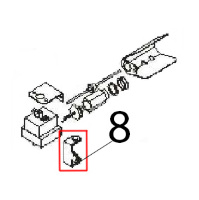 Thermostat bulb support Angelo Po FM1221E1