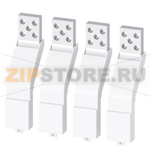 front, accessible main conn. pieces, mounting as alternat. to h/v orient. 4 units f. guide frames accessory for circuit breaker 3WL10 / 3VA27 Siemens 3VW9011-0AN02 