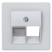 DELTA I-SYSTEM АЛЮМИНЕВЫЙ МЕТАЛЛИК КРЫШКА СИСТЕМНОЙ РОЗЕТКИ  1X8-ПОЛЮС. 55X55MM Siemens 5TG1260