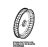 Stainless steel fan D=196 H=32 38 blades Unox XFT 133