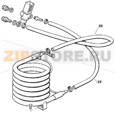 Plastik rohr-pro meter Scotsman MF 36 Plastik rohr-pro meter Scotsman MF 36Запчасть на сборочном чертеже под номером: 22Название запчасти Scotsman на немецком&nbsp;языке: Plastik rohr-pro meter Scotsman MF 36