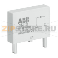Модуль CR-U-41: защитный диод и красная индикация ABB 1SVR405662R0000