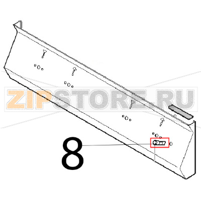 Lampada verde 230 V Angelo Po 1G0PEVTR Lampada verde 230 V Angelo Po 1G0PEVTRЗапчасть на деталировке под номером: 8