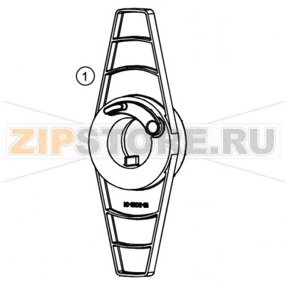 Фиксатор смотчика в сборе Datamax H-6310X Фиксатор смотчика в сборе Datamax H-6310XНазвание запчасти Datamax на английском языке: Assy, Rewinder Retainer