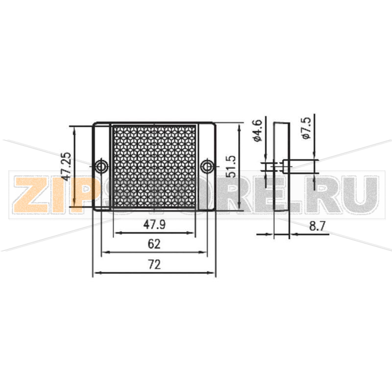 Отражатель Leuze 50022814 