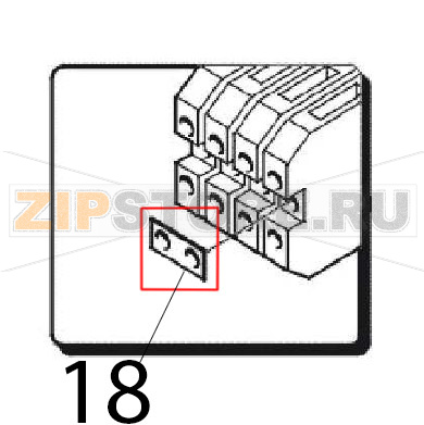Connector Angelo Po FM1011E1 Connector Angelo Po FM1011E1Запчасть на деталировке под номером: 18