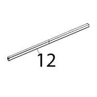 Listello sup inox porta Unox XVC 515G