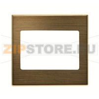 Накладка для аудиоразъёма/коннектора, античная латунь ABB 2CLA855710A1201