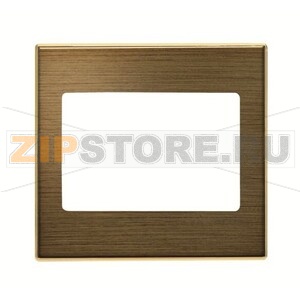 Накладка для аудиоразъёма/коннектора, античная латунь ABB 2CLA855710A1201 