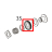 Gear 64T*M0.5*4.0t (ID 15.05) Godex EZPi-1300
