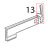 Right side door frame Scotsman AC 86