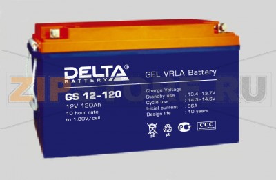 Delta GS 12-120 Гелевый аккумулятор Delta GS 12-120 (характеристики): Напряжение - 12 В; Емкость - 120 Ач; Габариты: 485 мм x 172 мм x 240 мм, Вес: 47 кгТехнология аккумулятора: GEL