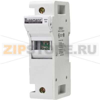 Держатель предохранителя, 30 A, AC 600 В, DC 600 В, 200 кА, 33x72x117 мм Eaton 30AJ MODULAR FUS 