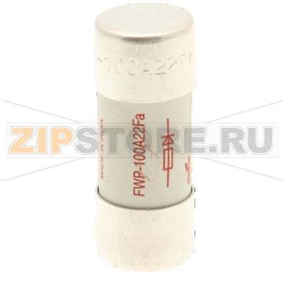 Предохранитель, 100 A, AC 700 В, 200 кА, 22x58 мм, aR, UL Eaton 100A 600V 22X58 INDICATED 22x58 