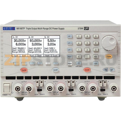 Блок питания лабораторный, регулируемый, 0-60 В, 0-3 А, 18 Вт, 180 Вт Aim-TTi MX180TP 