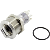 Переключатель поворотный 2x45°, 3 позиции TRU Components TC-GQ22-A-22X/31/G/12V/S203