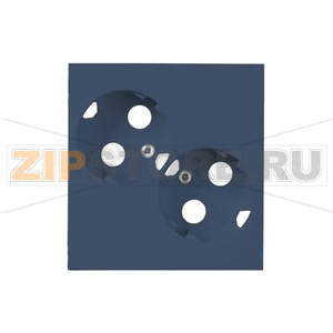 Накладка двойной розетки, синяя ABB 2TKA00001028 